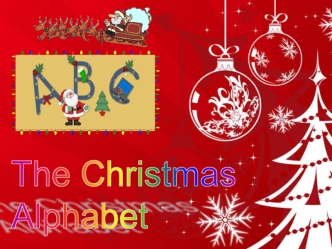 The christmas alphabet