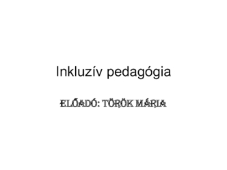 Inkluziv pedagogia