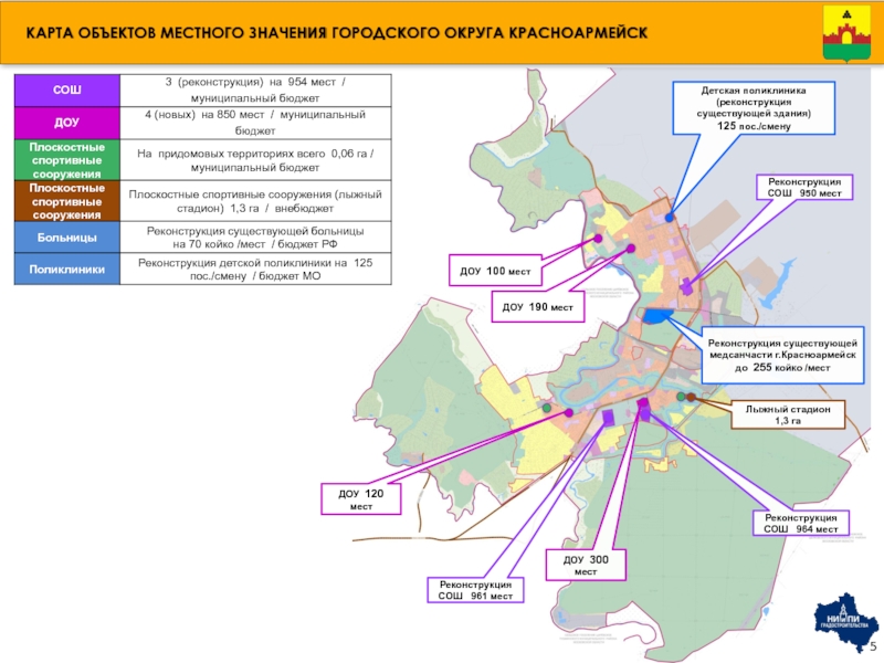 Красноармейск карта московская область