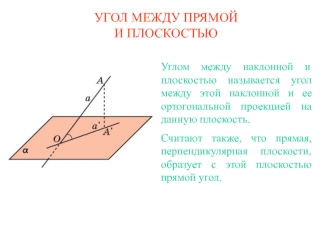 5.Угол между прямой и плоскостью (куб), задачи