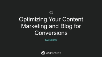 Optimizing Your Content Marketing and Blog for Conversions