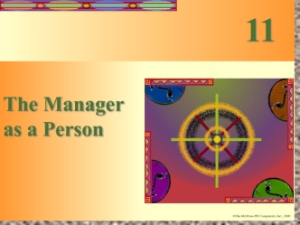 The manager as a person