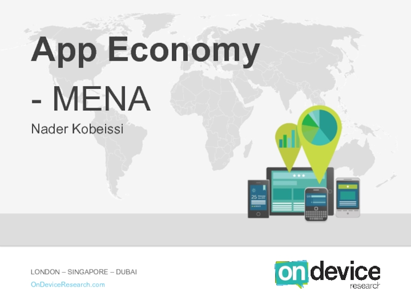 App Economy  - MENA Nader Kobeissi