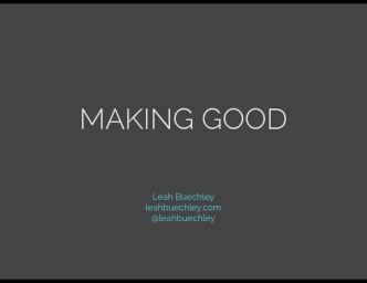 Making Good: Diversity and Equality in the Maker Movement