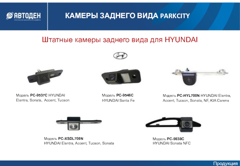 Штатные камеры заднего вида для HYUNDAIМодель PC-9537C HYUNDAI Elantra, Sonata, Accent,