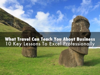 10 Things Travel Teaches You on Business