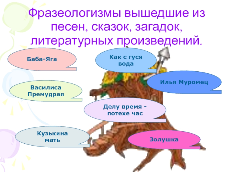 Крылья откуда песня. Фразеологизмы из песен, сказок, загадок, литературных произведений. Фразеологизмы из литературных произведений. Фразеологизмы из песен сказок. Композиция сказки.