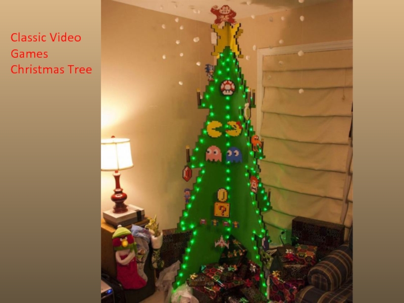 Classic Video Games Christmas Tree