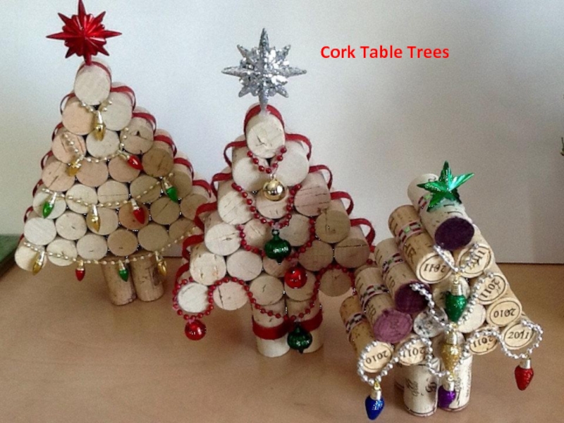 Cork Table Trees