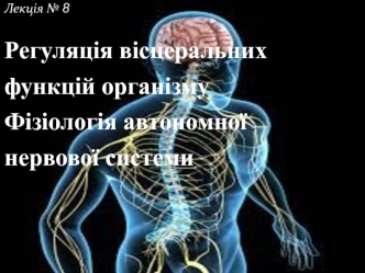 Регуляція вісцеральних функцій організму. Фізіологія автономної нервової системи