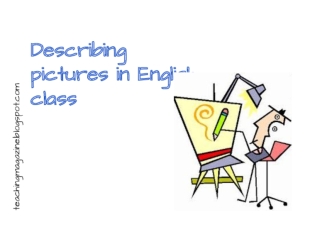 Describing pictures in English class