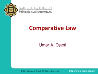 Comparative Law