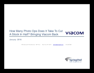 How to Turn Around Viacom