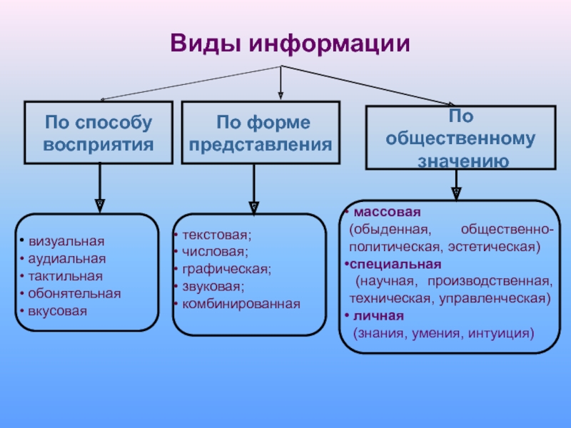 Форма представления проекта