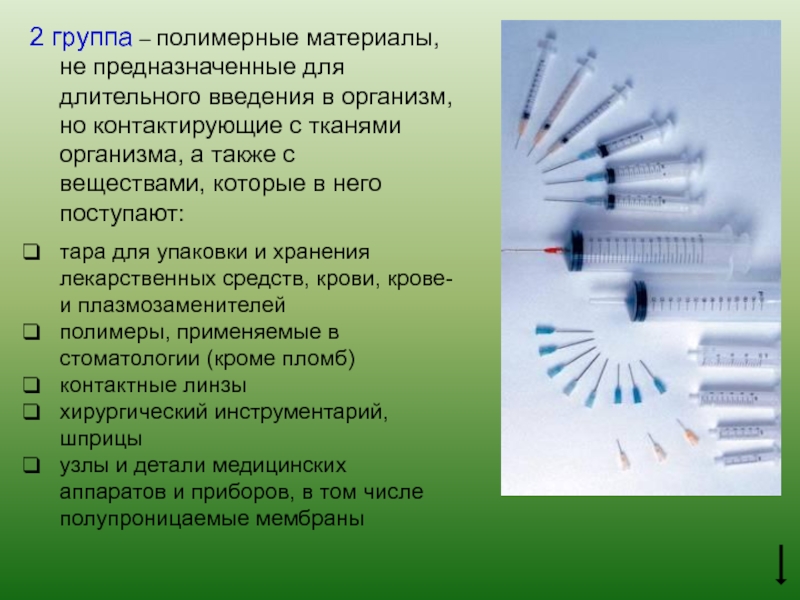 Полимеры в медицине презентация