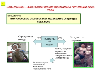 Физиологические механизмы регуляции веса тела