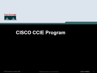 CISCO CCIE Program