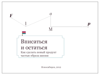 Вписаться 
и остаться
Как сделать новый продукт 
частью образа жизни