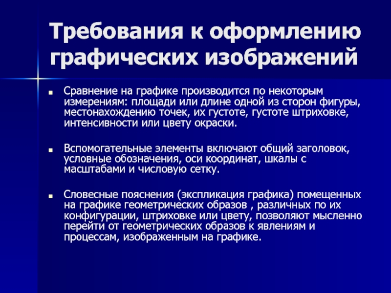 Графические требования. Требования к оформление графических изображений. Требования, предъявляемые к графическим изображениям. Основные требования к размещению графического изображения. Требования к оформлению графического материала.