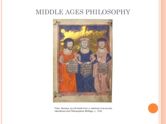 Middle ages philosophy