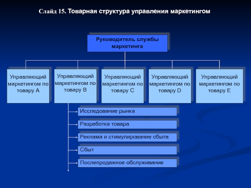 Служба управление маркетингом