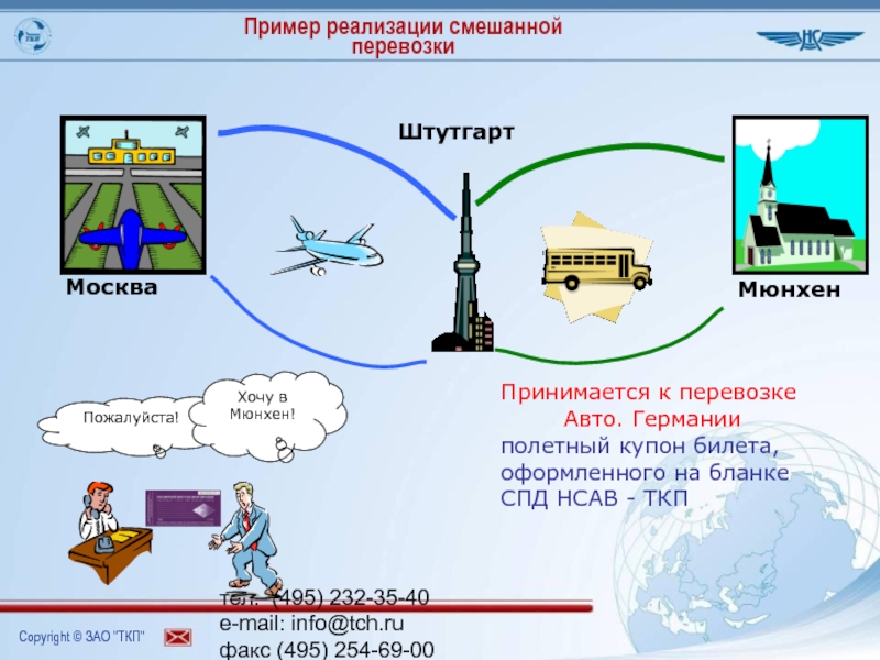 Схема мультимодальных перевозок