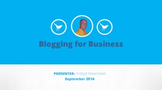 Blogging for Business