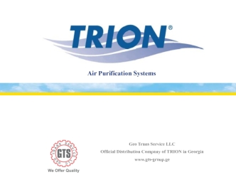 Trion electrostatic air filter