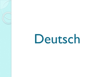 Deutsch