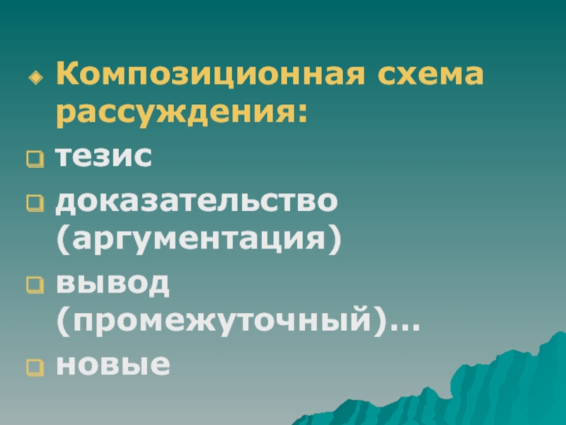 Композиционная схема описания