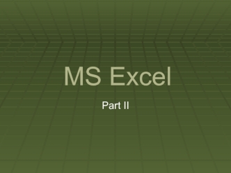 MS Excel