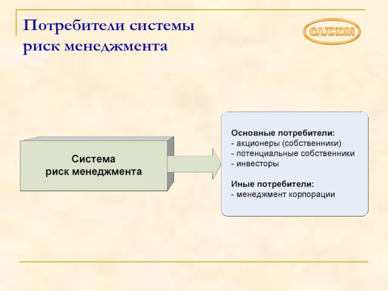 5 потребителей. Потребители системы. Система риск менеджмента. Система управления рисками Кир. На риске потребителя.