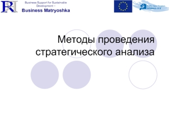 Методы проведения стратегического анализа