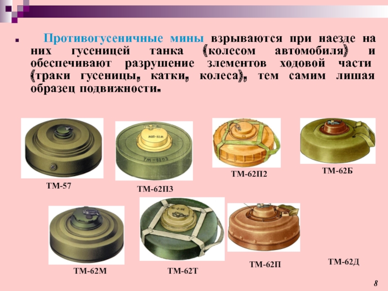 Типы мин. ТМ-62м противотанковая мина. ТМ-62м противотанковая мина ТТХ. Мина противопехотная ТМ 62м. ТТХ мины ТМ-62м.