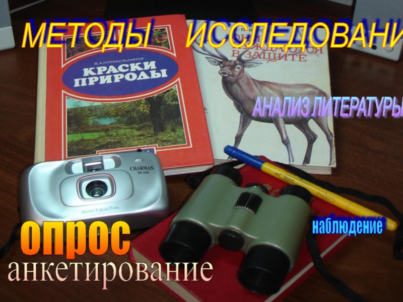 МЕТОДЫ ИССЛЕДОВАНИЯАНАЛИЗ ЛИТЕРАТУРЫ наблюдениеанкетированиеопрос