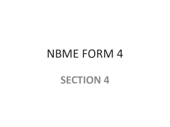 NBME form