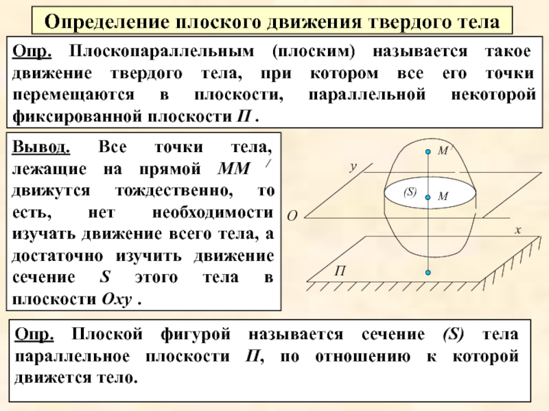 Плоское движение