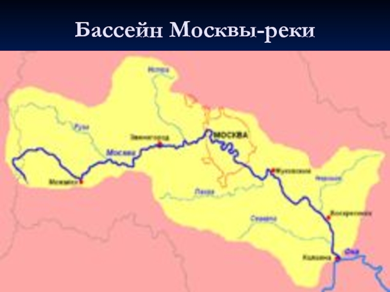 Доклад по теме Реки Москвы 