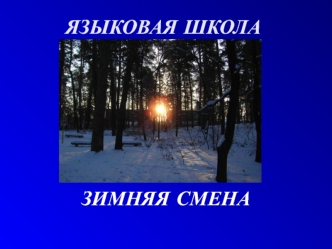 ЯЗЫКОВАЯ ШКОЛА