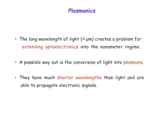 Plasmonics