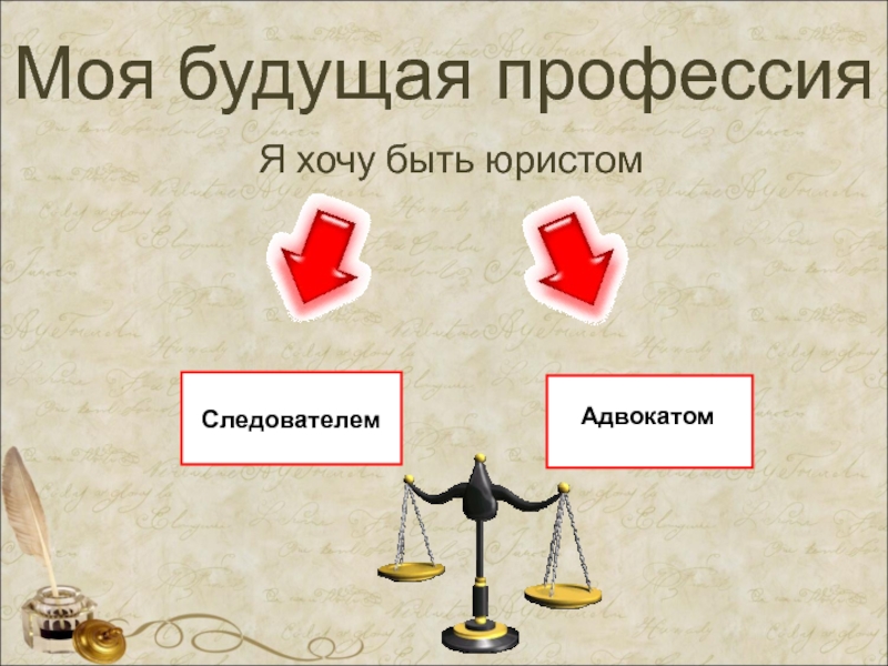 Проект профессия юрист