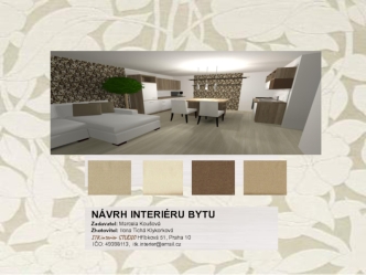 Návrh interiéru bytu