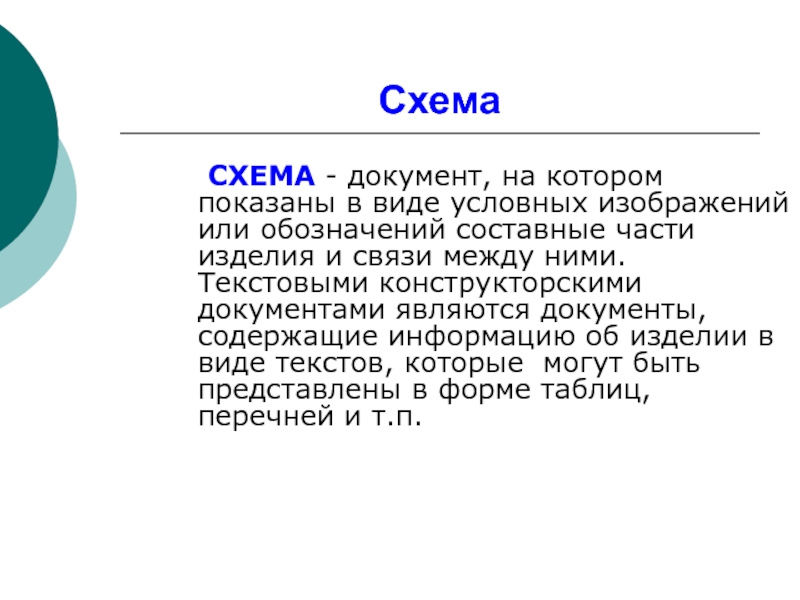 Документ на котором в виде условных изображений или обозначений показаны составные части изделия