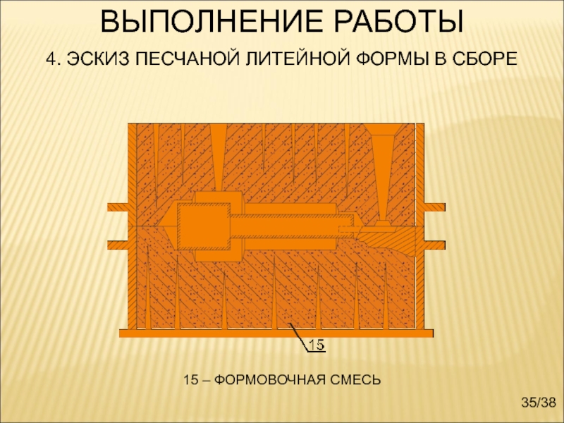 Литье в песчано глинистые формы. Литье в песчаные формы Мади. Песчаная Литейная форма. Эскиз песчаной литейной формы. Эскиз песчаной литейной формы в сборе.