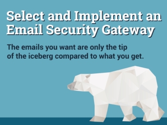Email security needs the respect it deserves: 
•	Total IT security spend is estimated to be around 30 billion by 2017, with content security, which includes email security, representing only 8% of that spend.
•	Content Security is projected to have the sm