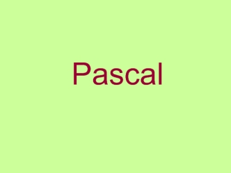 Pascal