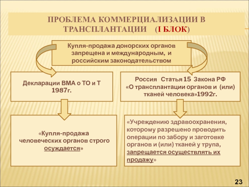 Трансплантация за и против презентация