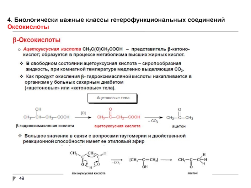 Гетерофункциональные кислоты презентация