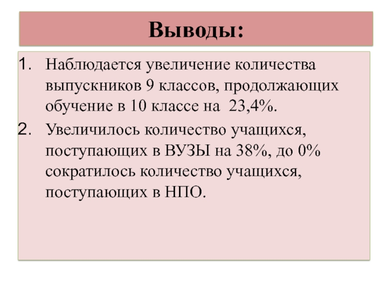 Наблюдается рост