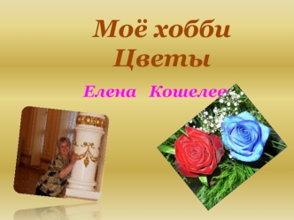 Моё хоббиЦветы